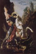 Gustave Moreau Saint George and the Dragon Spain oil painting artist